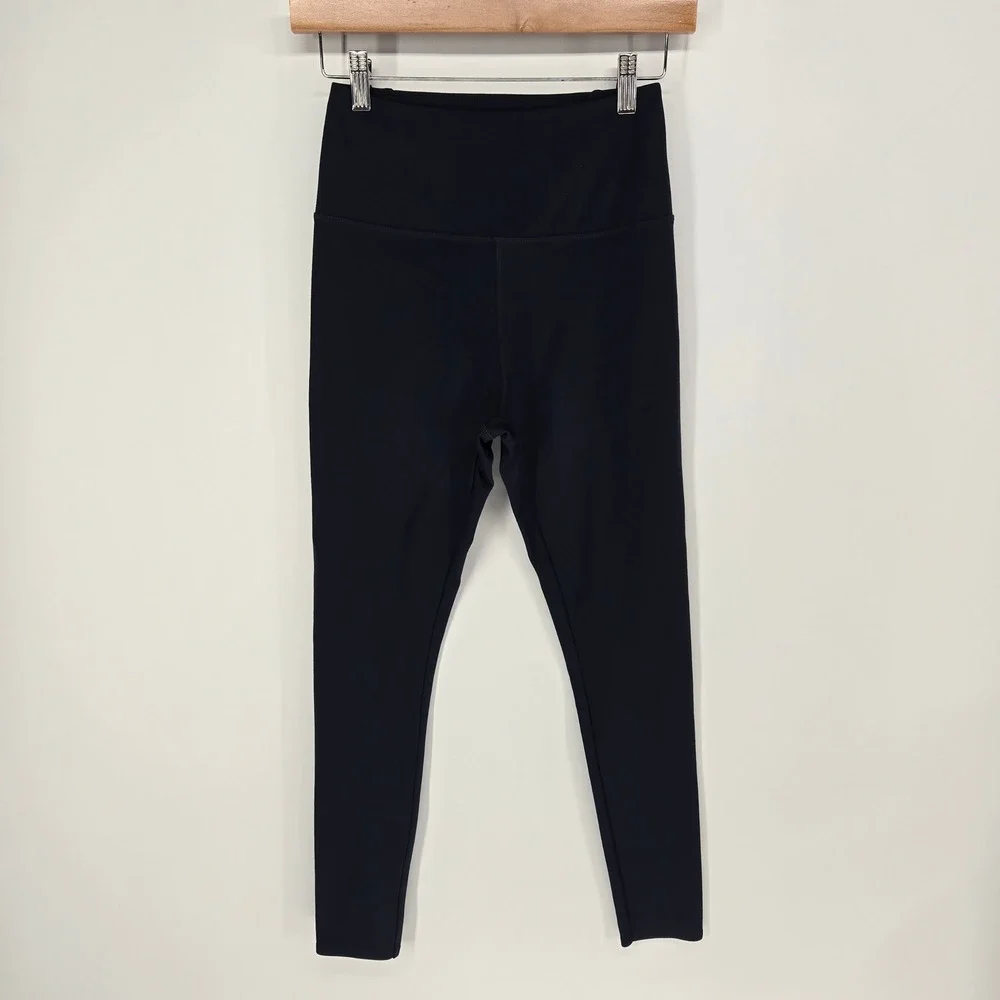 Danskin Leggings Womens‎ Small Navy Blue High Waisted Athletic Yoga Pants Active